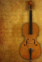 Obraz na płótnie Canvas Grunge violin