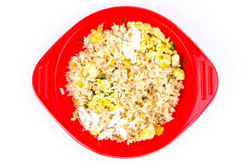 Fried rice crab