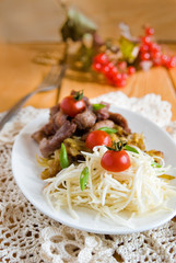 Salad with celery