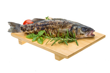 Roasted seabass