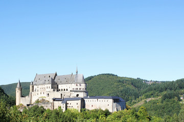 Fototapeta na wymiar Burg Vianden, Luxemburg