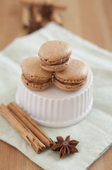Schokoladen Lebkuchen Macarons