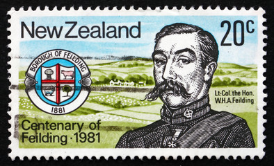 Postage stamp New Zealand 1981 Henry A. Feilding
