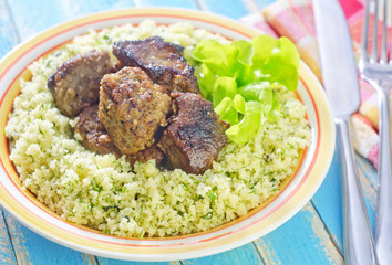kuskus with meat