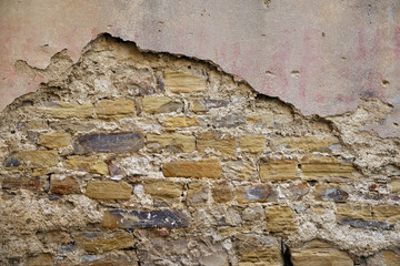 Stary mur z cegły 5