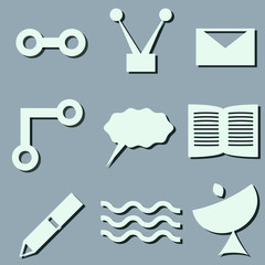 Set of communication items