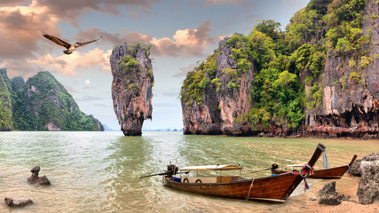 Obrazy  Wyspa Jamesa Bonda, Phang Nga, Tajlandia