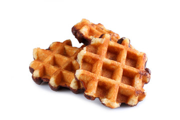 Waffles with chocolate
