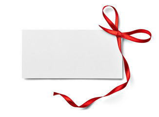 ribbon bow card note chirstmas celebration greeting