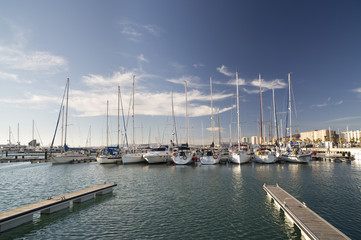 Fototapeta premium la linia port