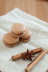 Schokoladen Lebkuchen Macarons