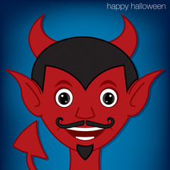 Lucifer cartoon character in vector format.