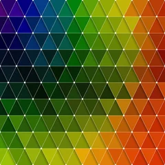 Foto op Plexiglas Zigzag Driehoeken patroon