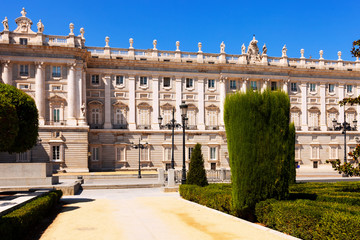 Fototapeta premium Madrid. Main facade of Royal Palace