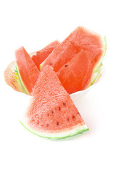 Some sliced ??watermelon slices