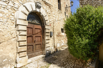 old arched portal at Labro, Rieti