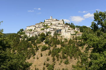 Fototapeta premium Labro view from south, Rieti