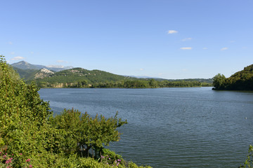 Fototapeta na wymiar Piediluco jezioro, Rieti