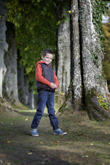 boy in the forest