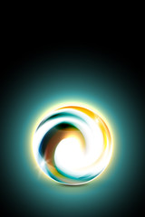 Abstract glowing ball for your design