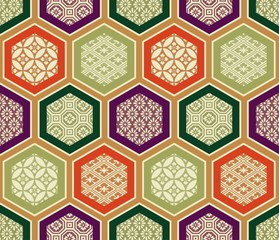 seamless traditional japanese pattern