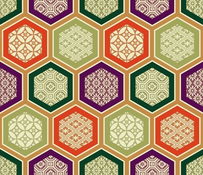 seamless traditional japanese pattern