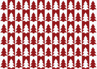 Christmas trees pattern, background