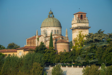 Fototapeta na wymiar San Giorgio Church in Verona, Italy.