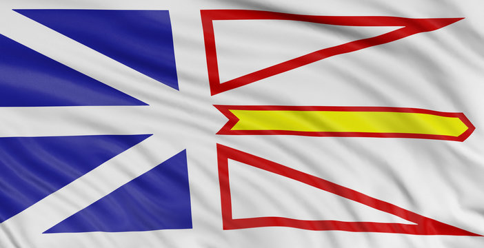 3D Newfoundland and Labrador  Flag