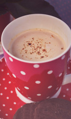 Vintage cup of coffee