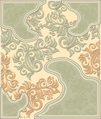 Decorative floral background in pastel colors