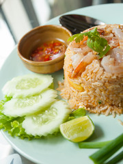 Fried rice with shrimp
