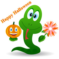 Snake in a Halloween