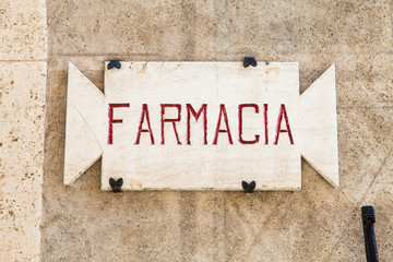 Old Pharmacy sign