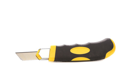 Yellow office knife.