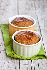 two fresh baked buns