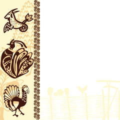 picture frame with ethnic