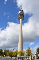 Olympiaturm, domaine olympique de Munich