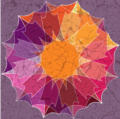 Color wheel background. Vector Illustration