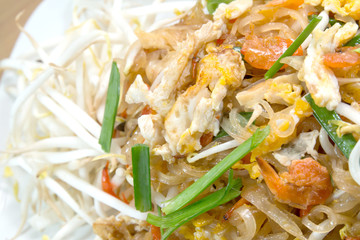 Pad thai, Stir fry noodles with shrimp