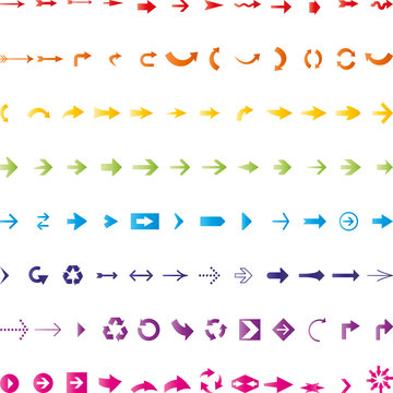Pfeile, arrows, Symbole, Zeichen, Vektor