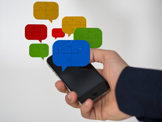 smartphone speakbubble