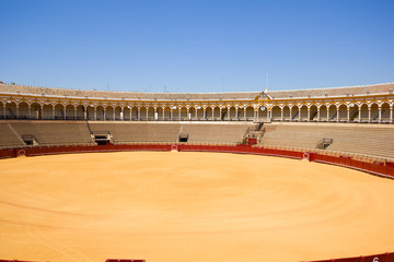 Fototapeta premium bullring arena in Seville, Spain