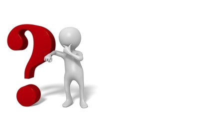 Stickman Questionsmark 16:9 Powerpoint