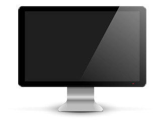 black pc monitor