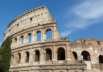 Obraz premium Colosseum Landscape Close-Up