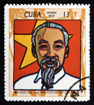 Postage Stamp Cuba 1970 Ho Chi Minh, President