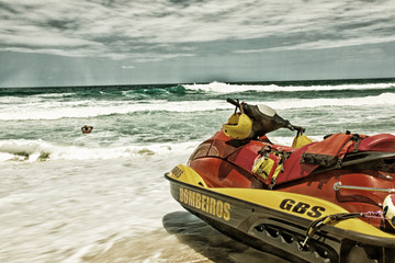 Brazilian fire department jet boat