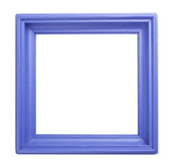 Violet Frame on white background