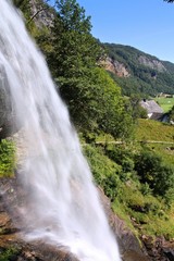 Norway nature - Steinsdalsfossen waterfall